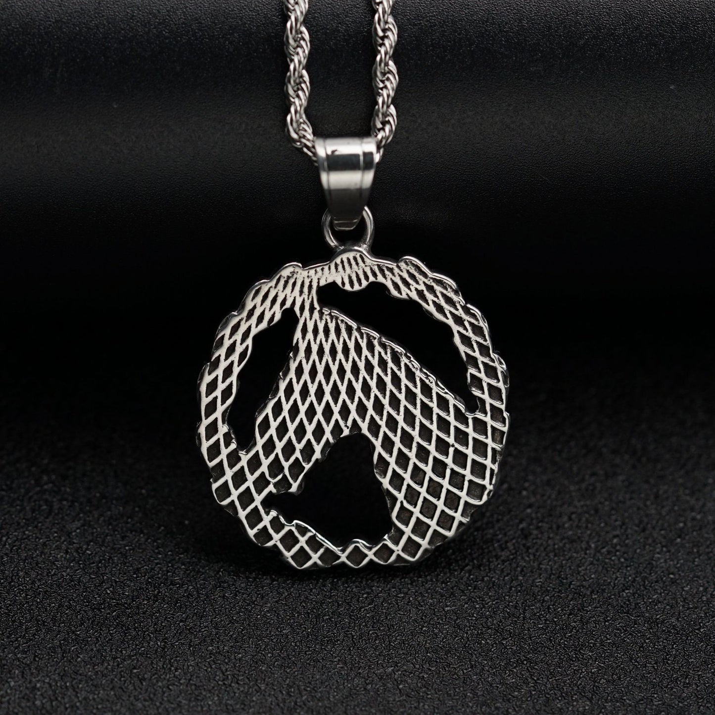 Steel Necklace – Vintage Horse Head Pendant