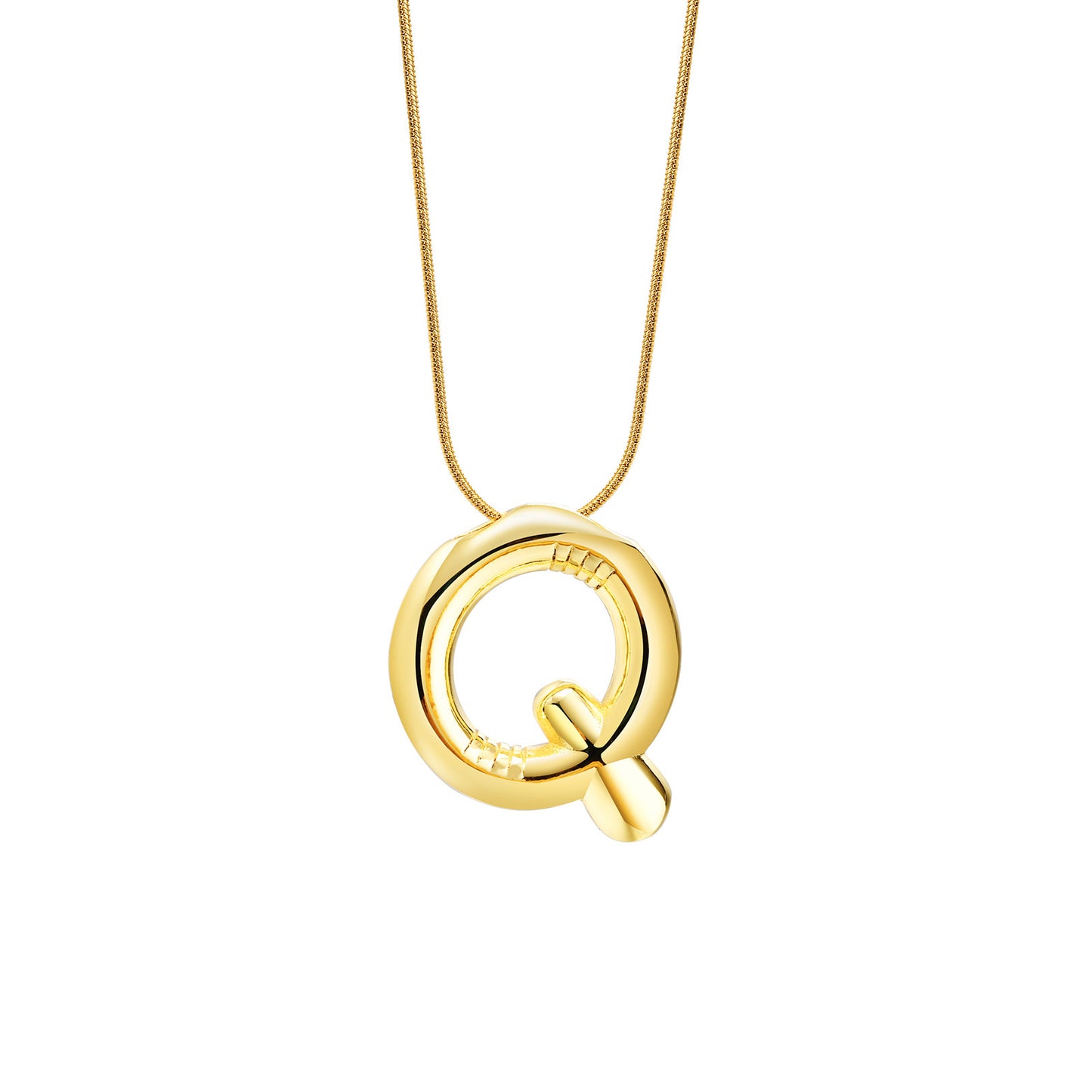 Fashion Round Snake Chain Necklace Women's Gold Jewelry Wholesale