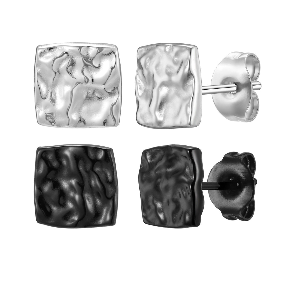 Modern Stainless Steel Earrings — Multiple Styles