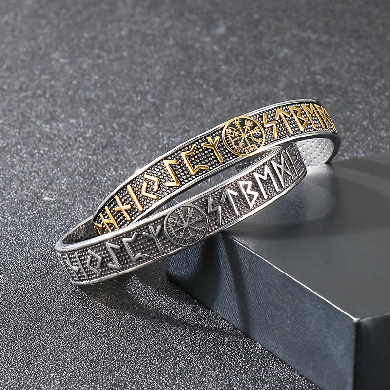 Planderful Personalized Viking Compass Bracelet For Men