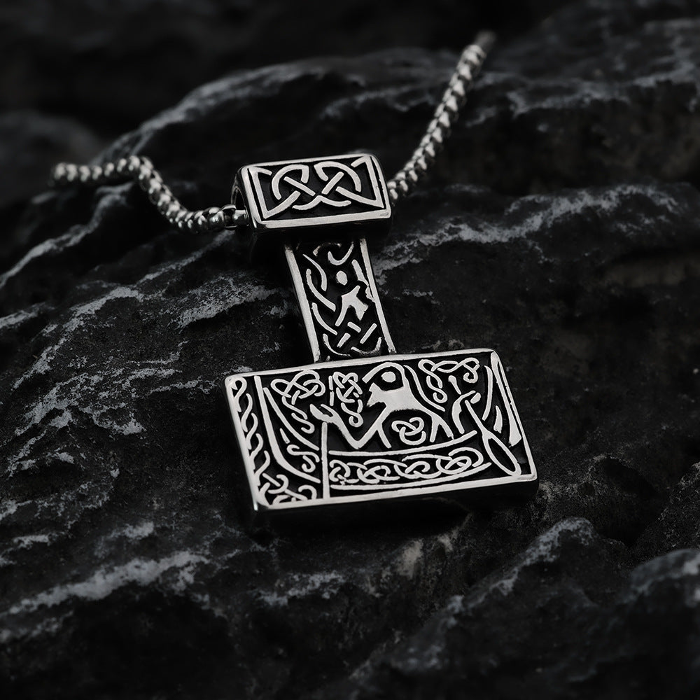 Vintage Viking Pendant Necklace