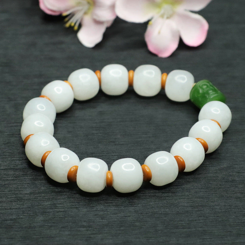 Fortune's Favor Sterling Silver Jade Bracelet