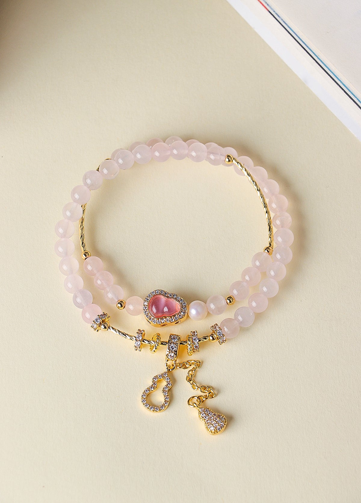 Freshwater Pearl Aquamarine Amethyst Bracelet