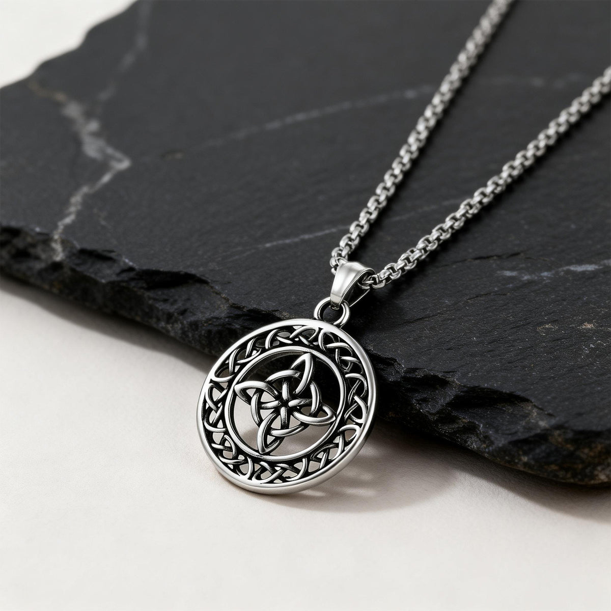 Celtic Knot Stainless Steel Pendant