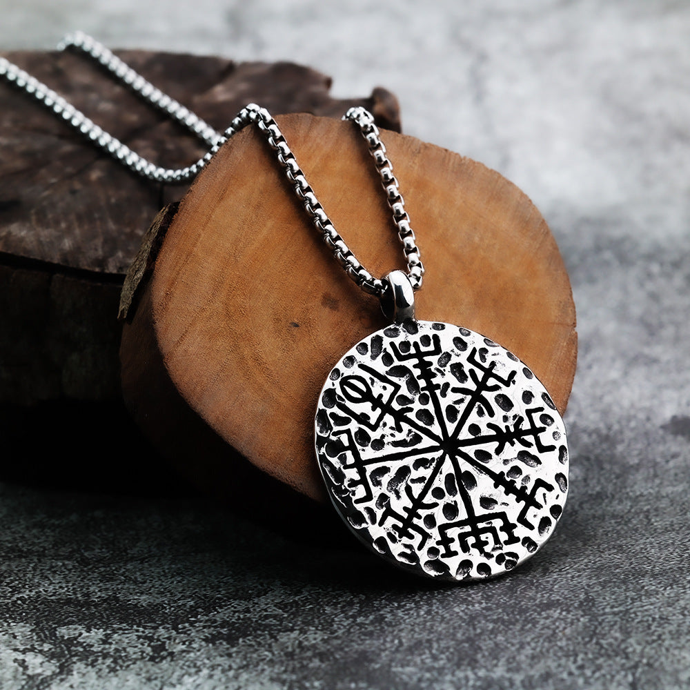 European And American Style Retro Compass Pendant Jewelry