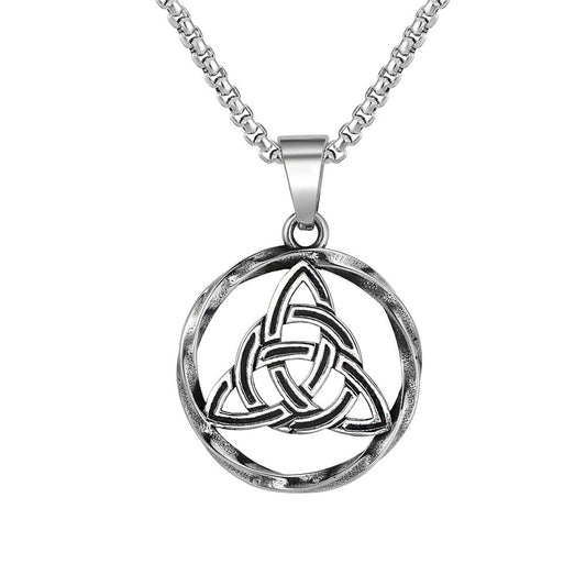 Personalized Retro Titanium Steel Pendant Unisex Protection Amulet By Planderful