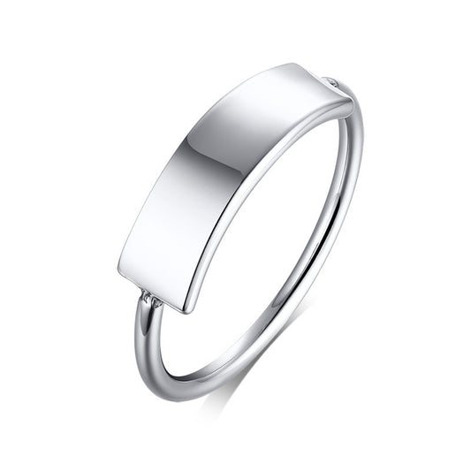 Korean Version Of Fashion Temperament Trinket Titanium Steel Ring