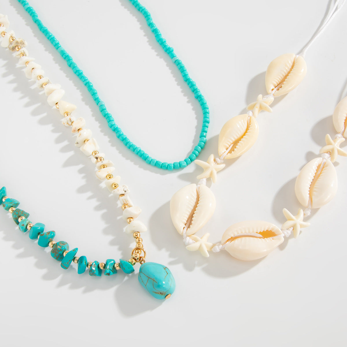 Planderful Vienna Verve Necklace – Coastal Inspired Multi-Layer Design