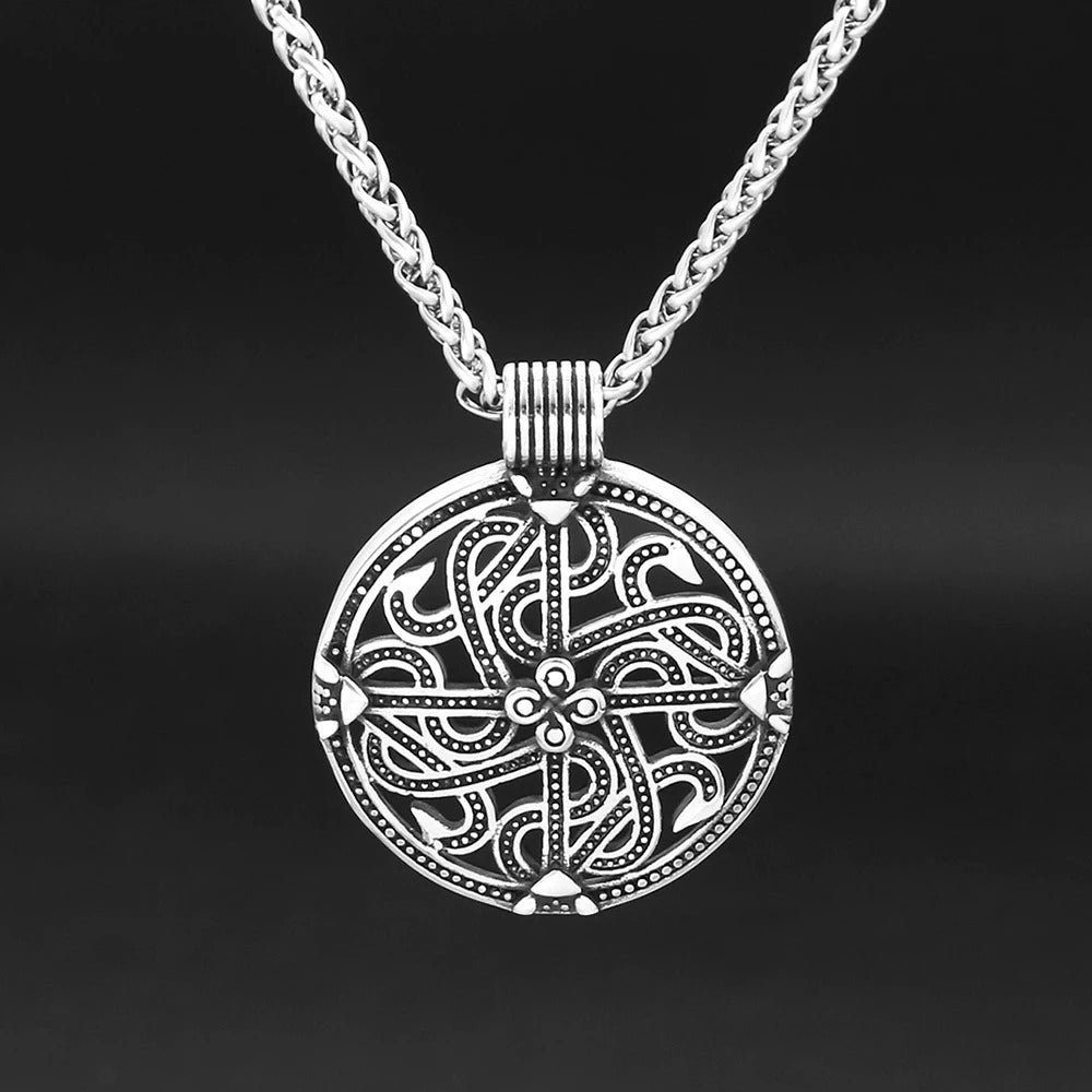 Celtic Viking Stainless Steel Men's Pendant Necklace