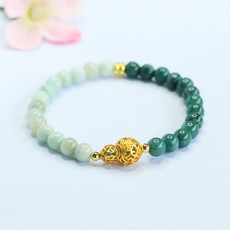 Jadeite Gourd 5~6 mm Beaded Bracelet