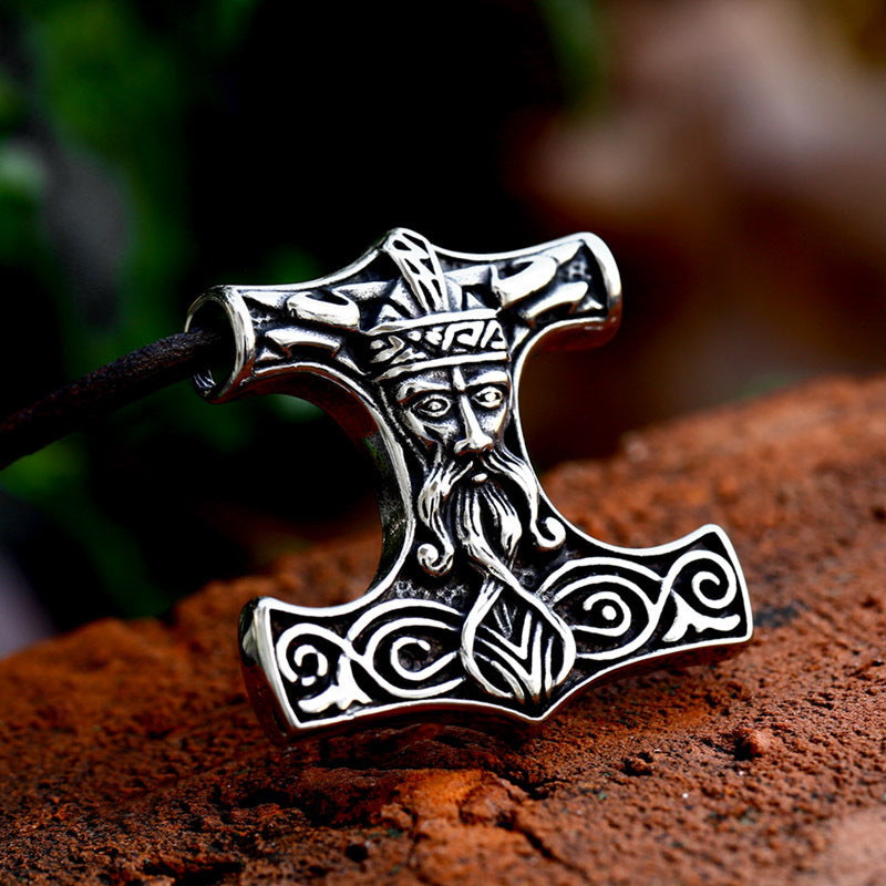 Retro Viking Pirate Anchor Pendant in Stainless Steel for Men - Wholesale European and American Design