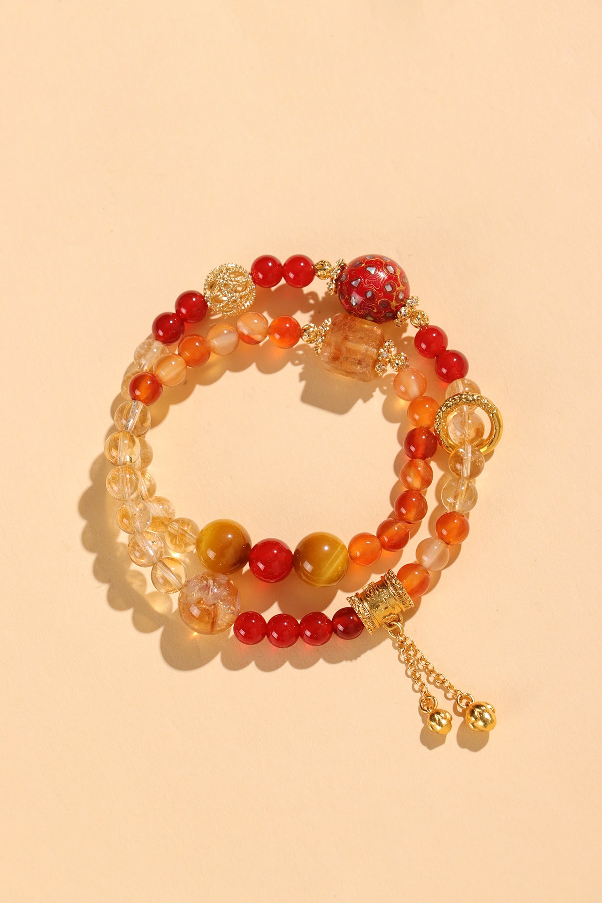 Planderful Fortune's Favor Bracelet – Unique Crystal and Tiger Eye Design