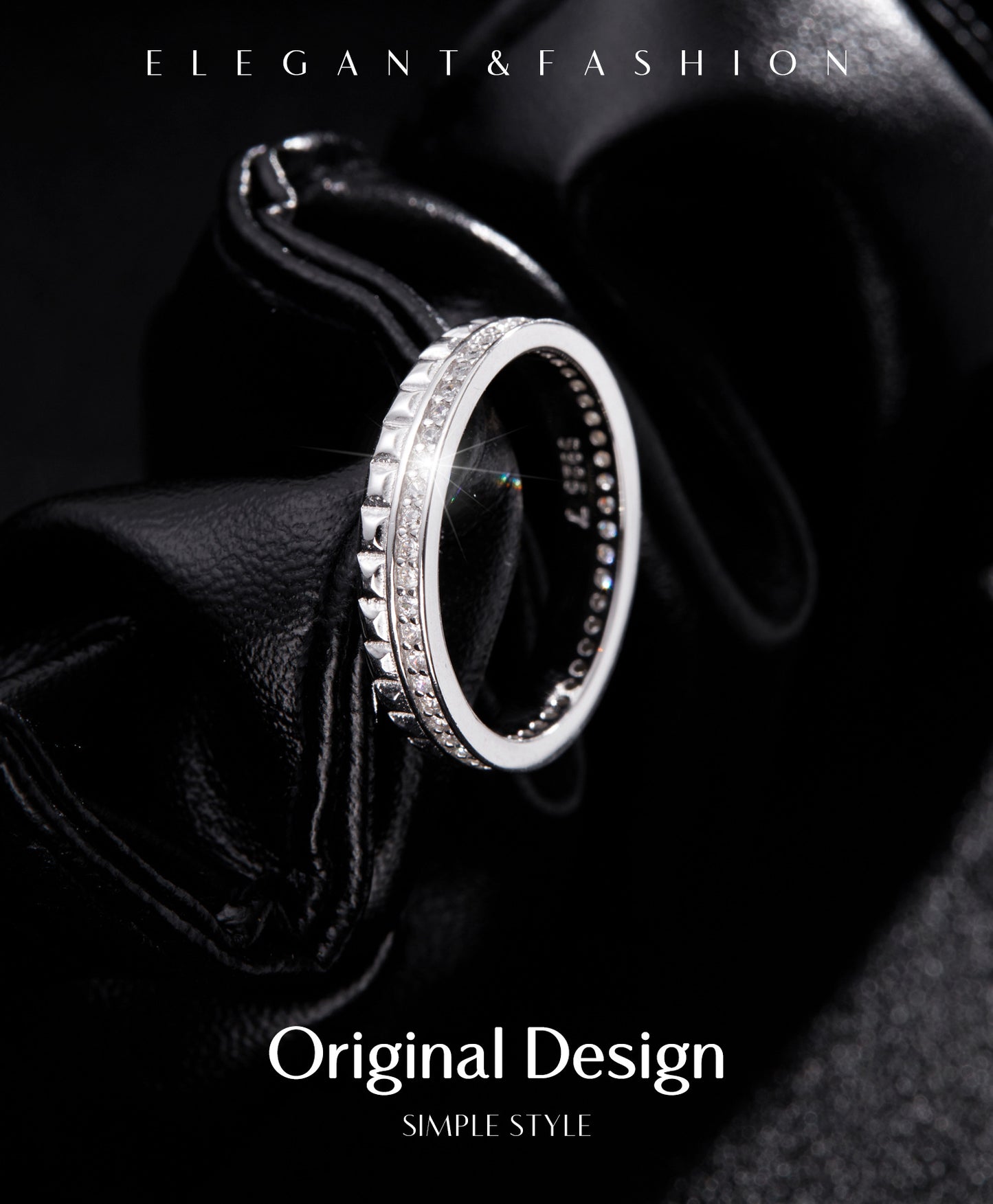 Planderful Everyday Genie Ring – Elegant Sterling Silver with Zircon Detail