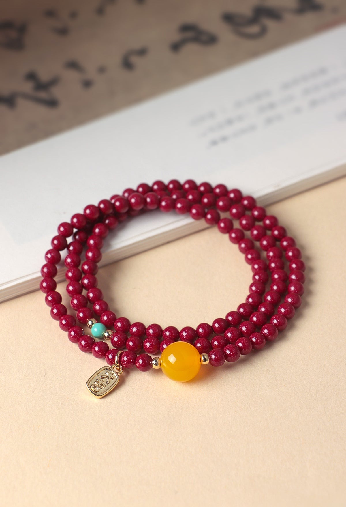 Cinnabar Multi-Wrap Bracelet