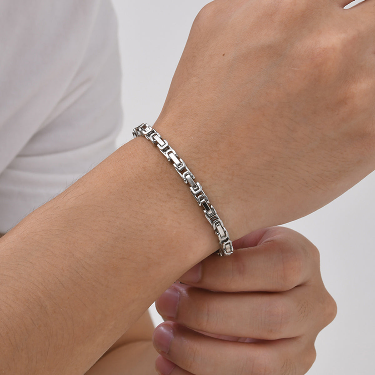 Vintage Stainless Steel Bracelet
