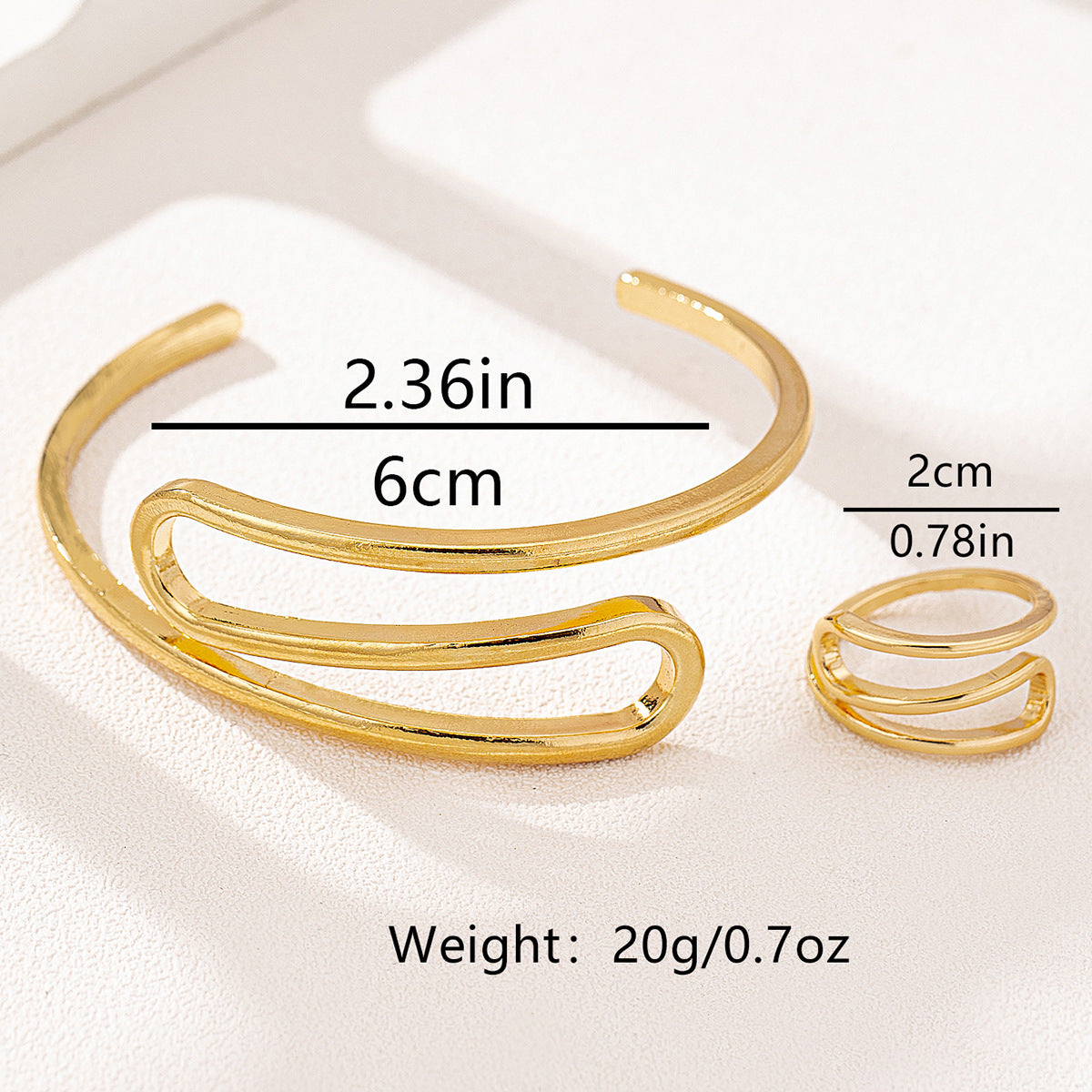 Planderful Vienna Verve Set – Unique Metal Asymmetric Design