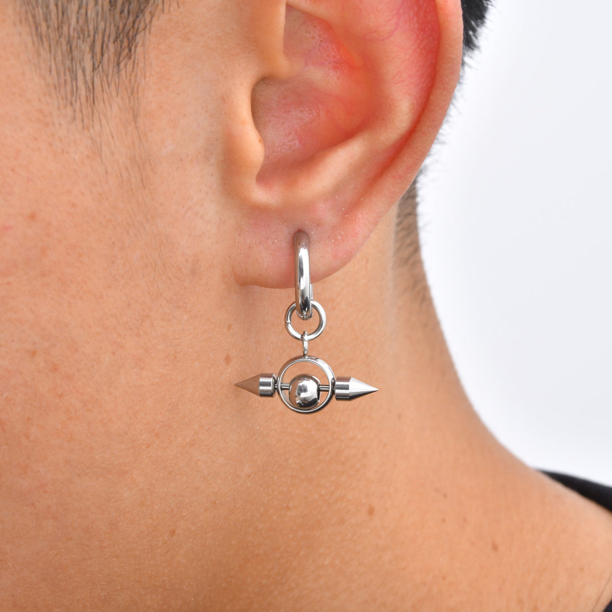 Stainless Steel Punk Earrings