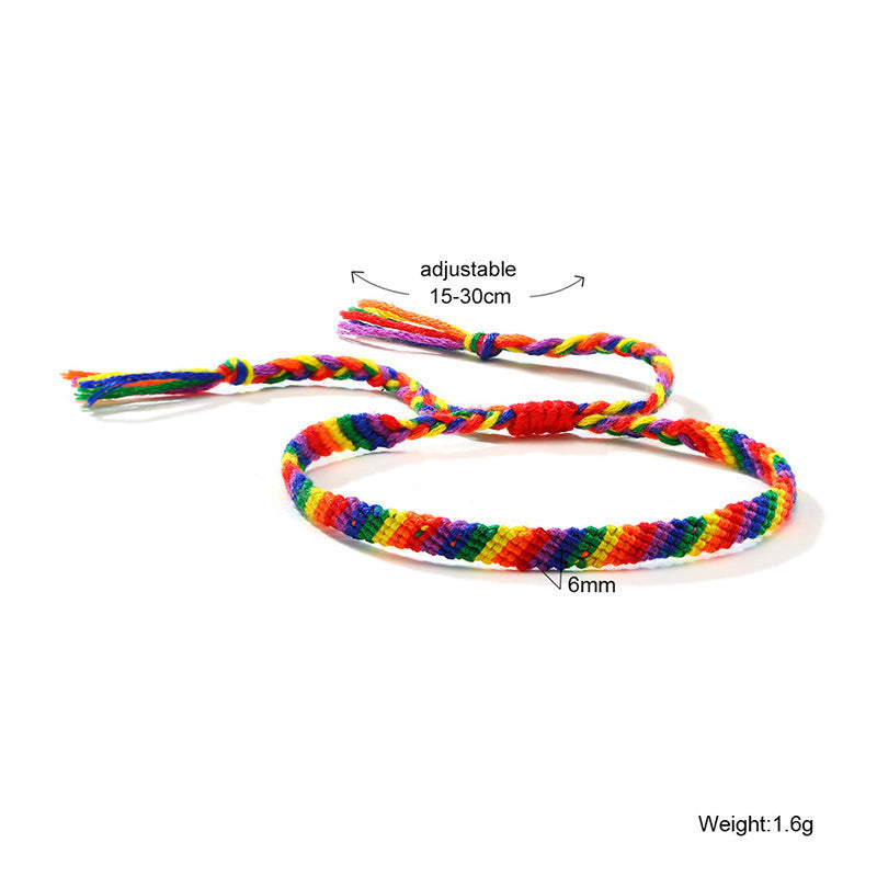 Braided Adjustable Stainless Steel Bracelet