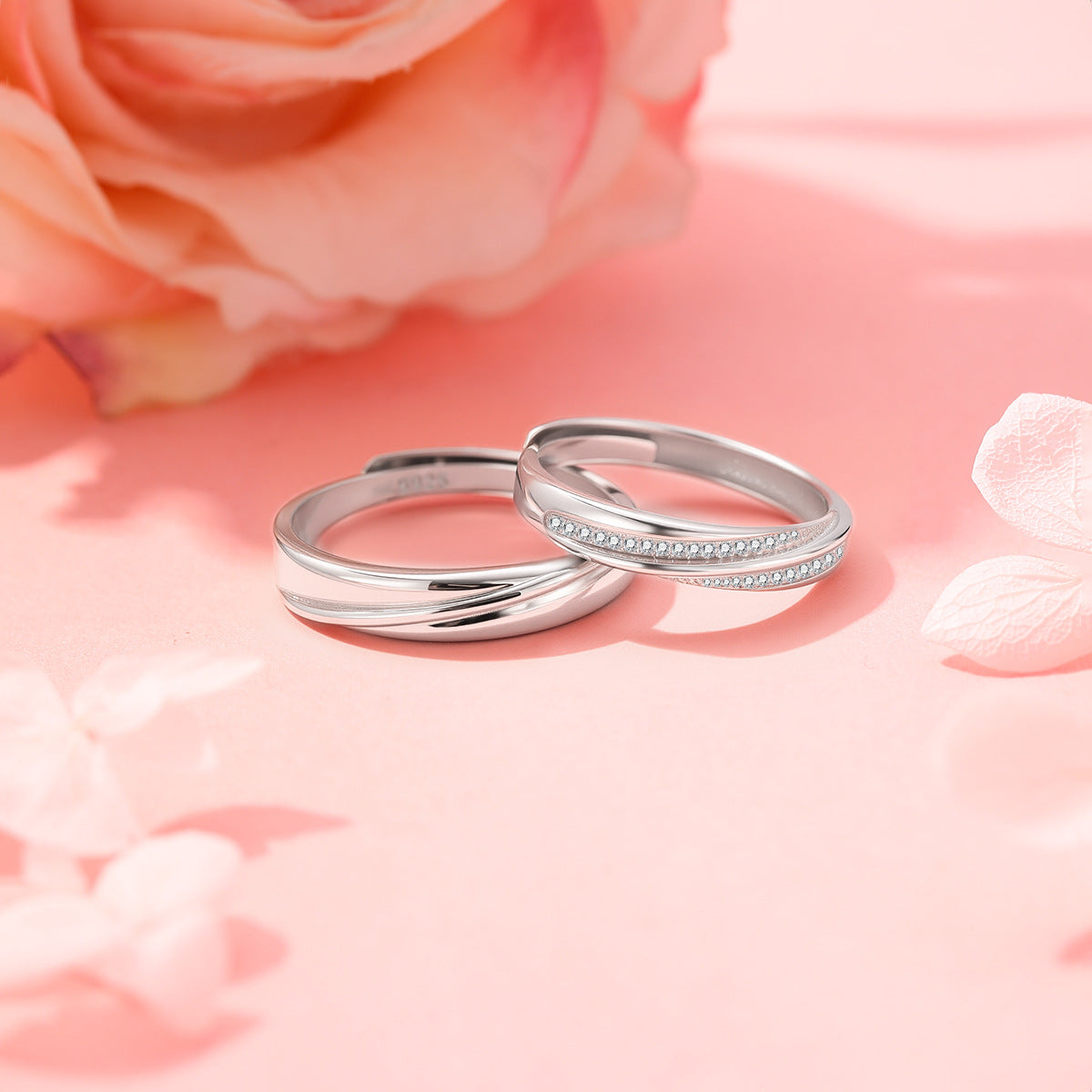 Mobius Pair S925 Sterling Silver Ring