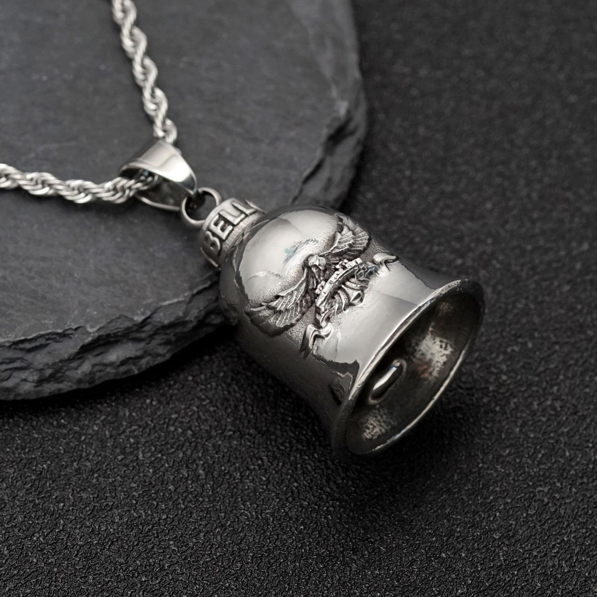 Punk Eagle Stainless Steel Pendant Necklace