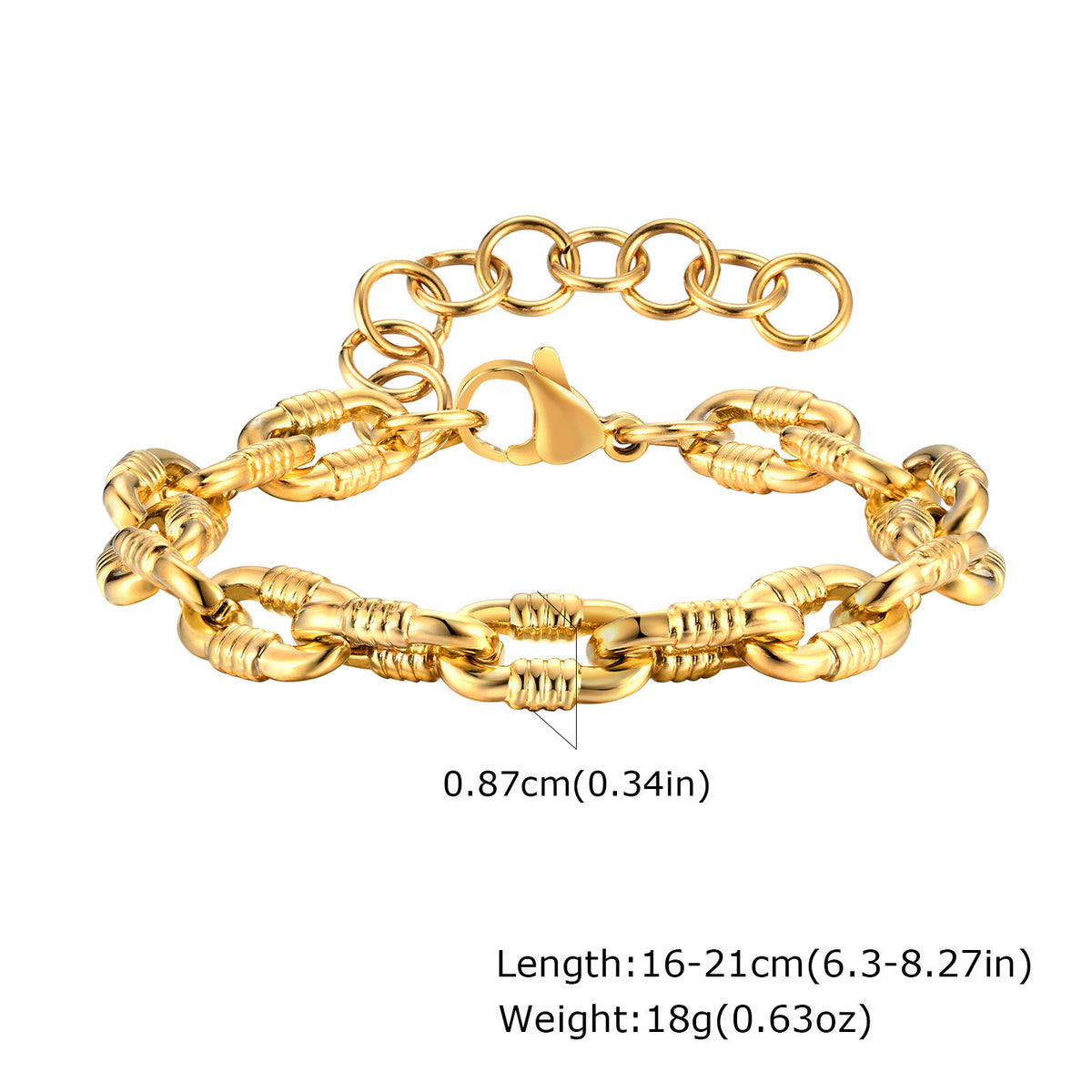 Simple And Stylish Personalized Stainless Steel Bracelet