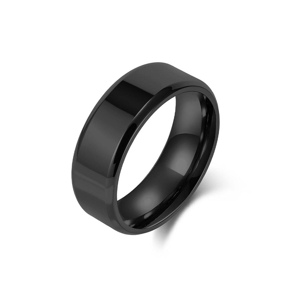 Modern Stainless Steel Ring — Gold / Silver / Black