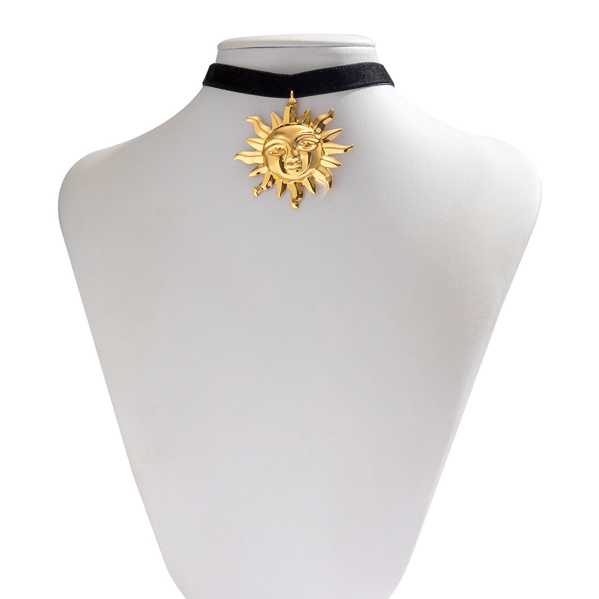 Sunflower Flocking Silk Necklace from Vienna Verve