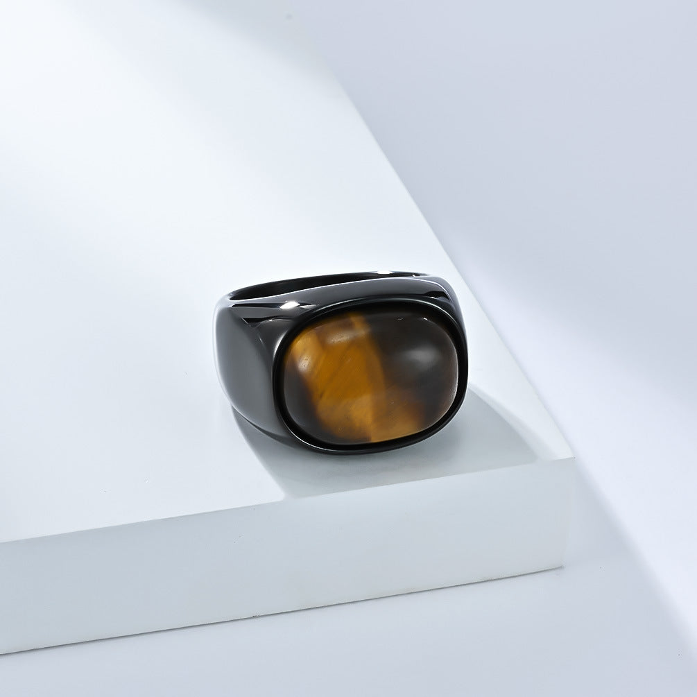 Tiger's Eye Ring – Luxury Men's Ring