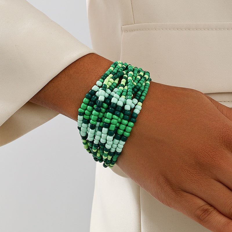 Planderful Vienna Verve Bracelet – Fashionable Multi-Layer Beach Accessory