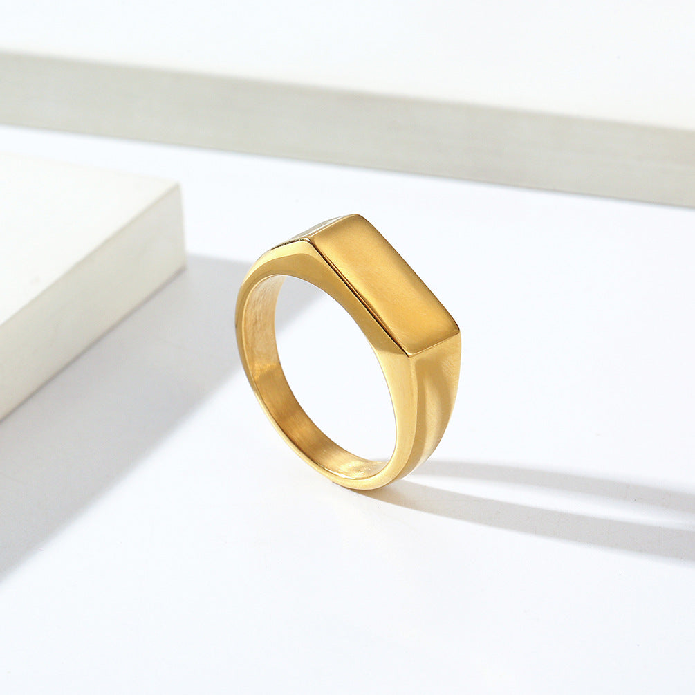 Steel Ring – Minimalist Unisex Everyday Wear