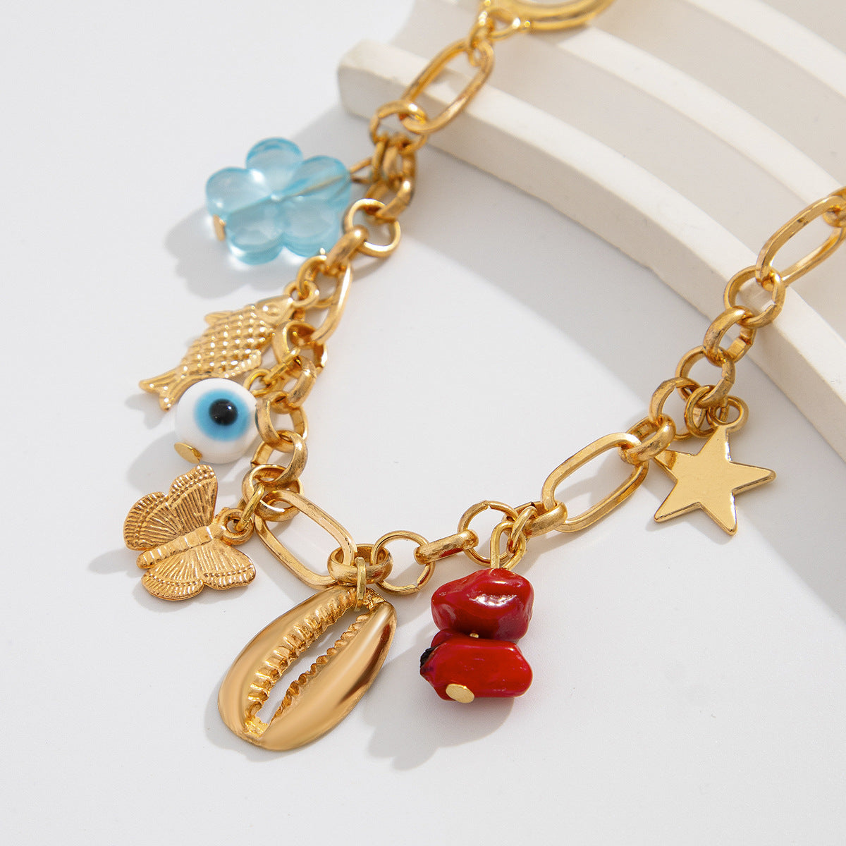 Planderful Vienna Verve Butterfly Star OT Buckle Bracelet For Women Personalized Chic Statement Accessory