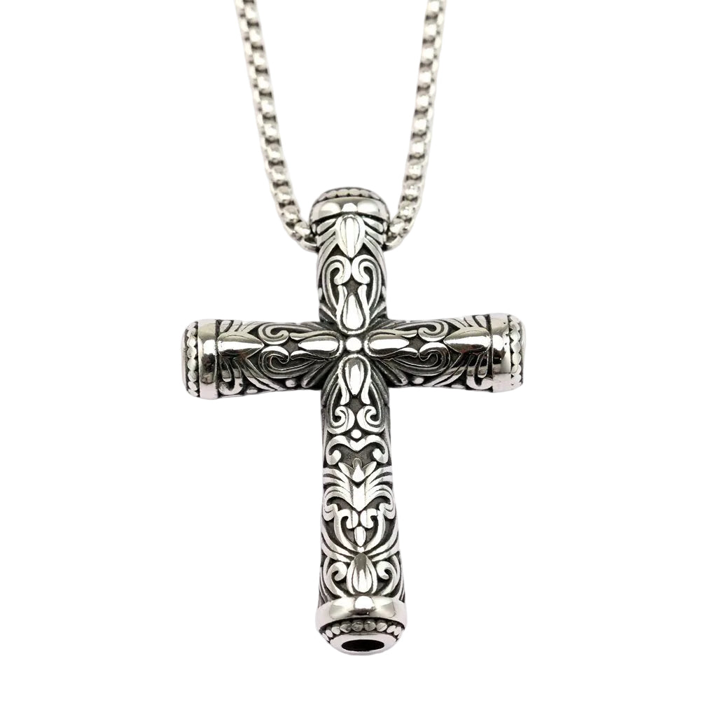 Cross Trendy Stainless Steel Pendant Necklace