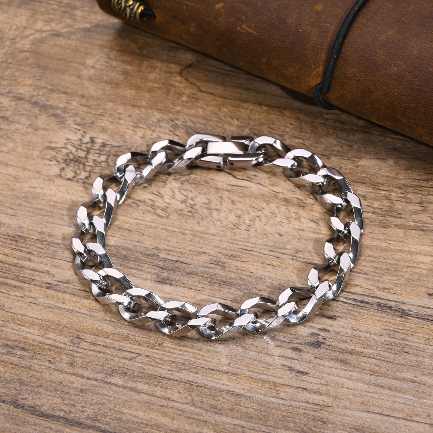 Stainless Steel Irregular Bracelet Men's Personality Hip Hop Jewelry