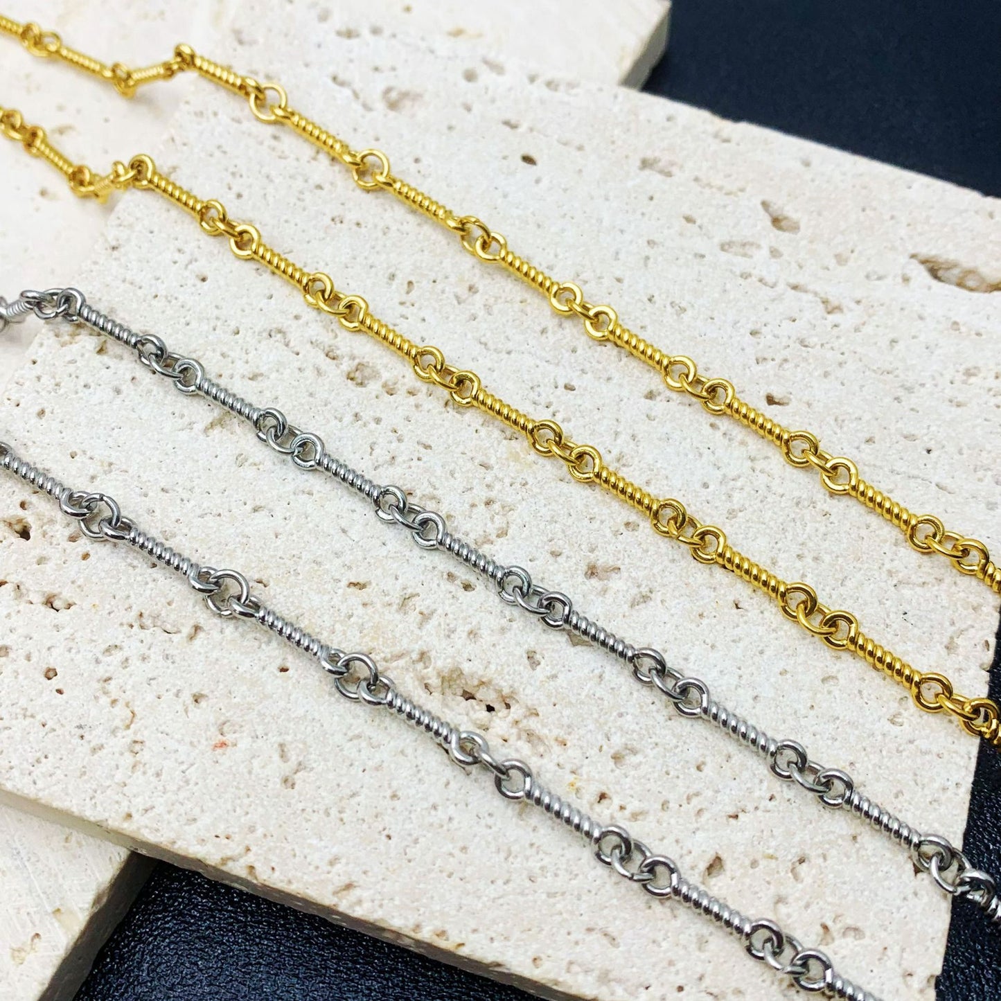 Planderful Jewelry Titanium Steel Bamboo Necklace For Women With Twist Clavicle Chain Luxury Everyday