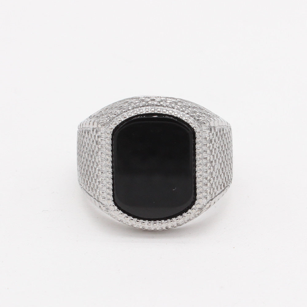 Titanium Steel Ring Unisex Protection Motif For Men And Women By Planderful Everyday Genie