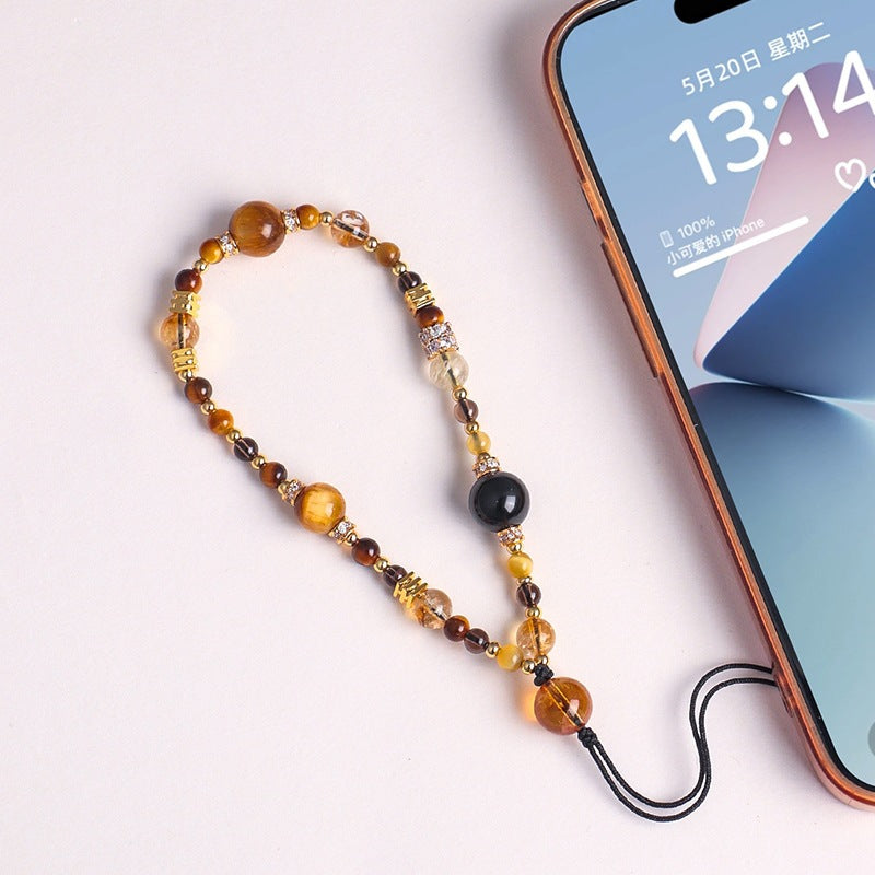 Crystal Eye Pendant Phone Charm