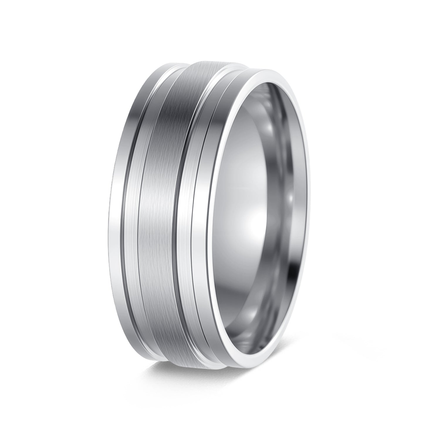 Planderful Titanium Steel Ring For Men Unisex Simple Design Durable Everyday Wear Protection Statement