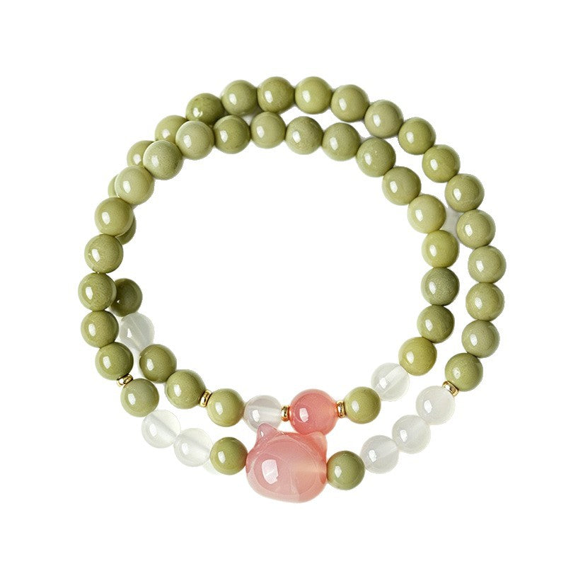 Agate Cat Bracelet