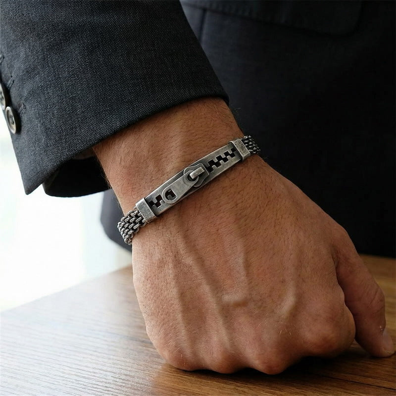 Bent Piece – Design – Zipper Shape Bracelet