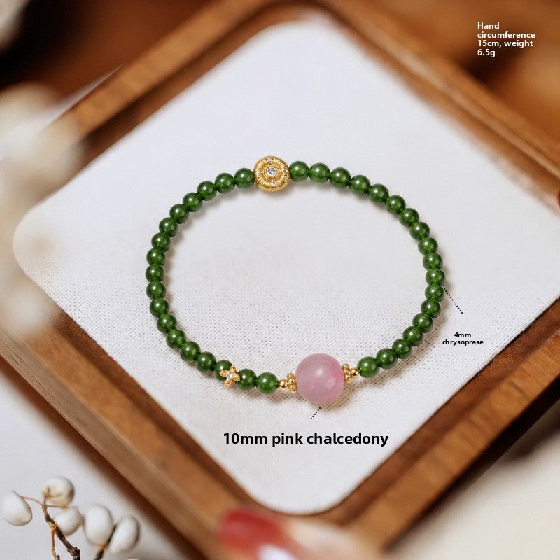 Chalcedony Layered Bracelet