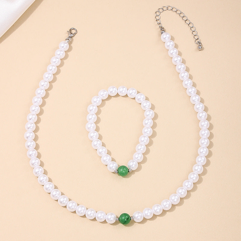 Vintage Pearl Charm Jewelry Set for Stylish Women