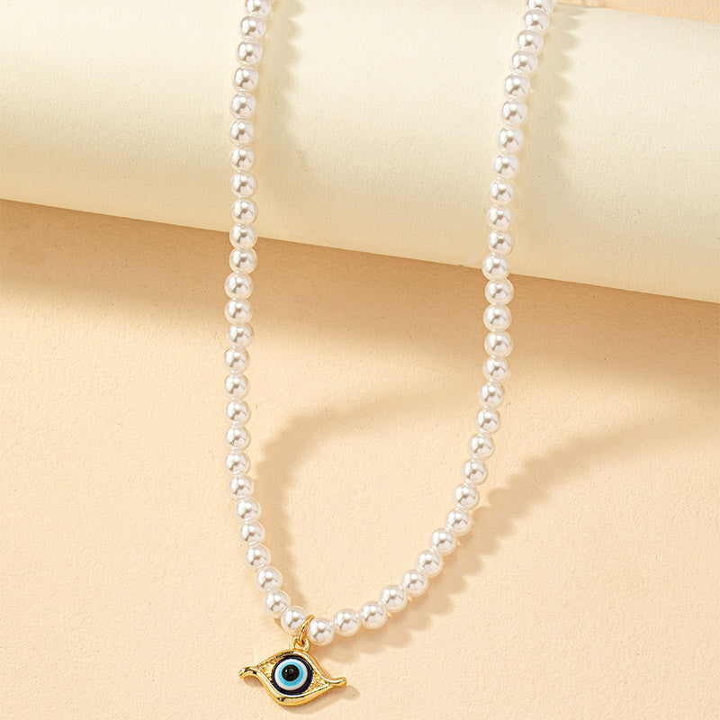 Eye of the Devil Pearl Necklace - Vienna Verve Collection