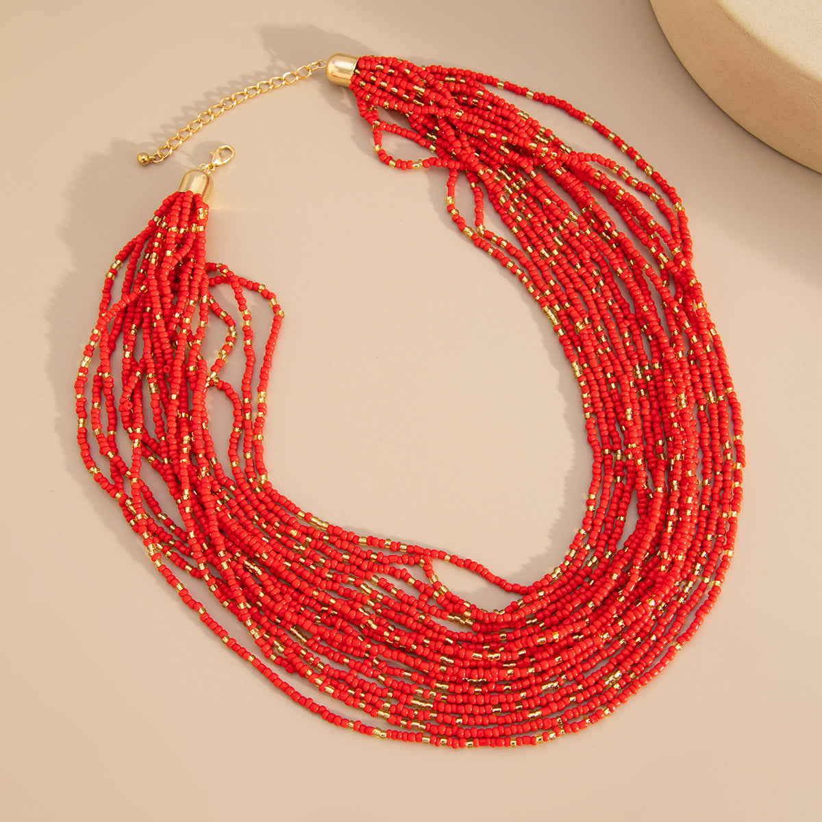 Planderful Vienna Verve Necklace – Exaggerated Multi-Layer Bohemian Style