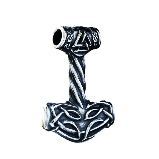 Retro Viking Triangle Titanium Steel Pendant - Thor's Hammer Men's Accessories in Wholesale