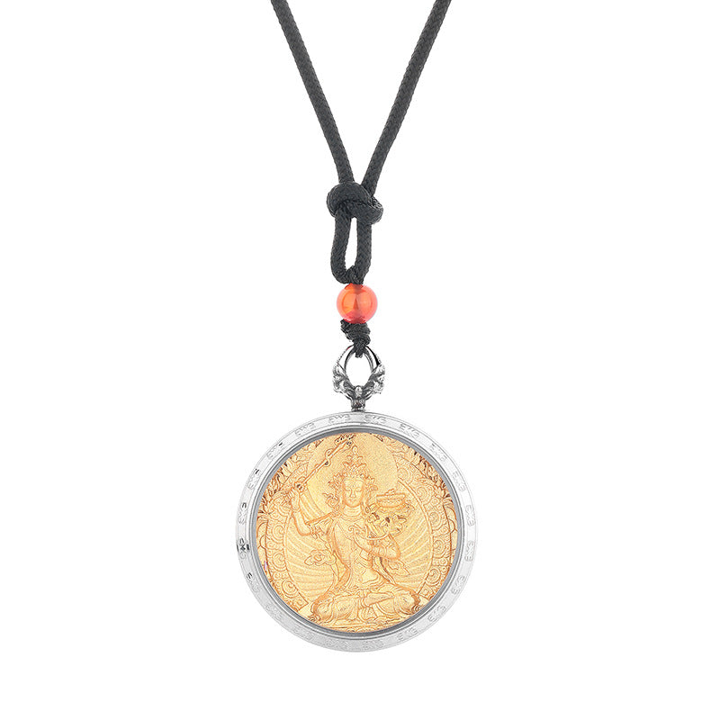 Steel Necklace – Elegant Everyday Buddha Gift