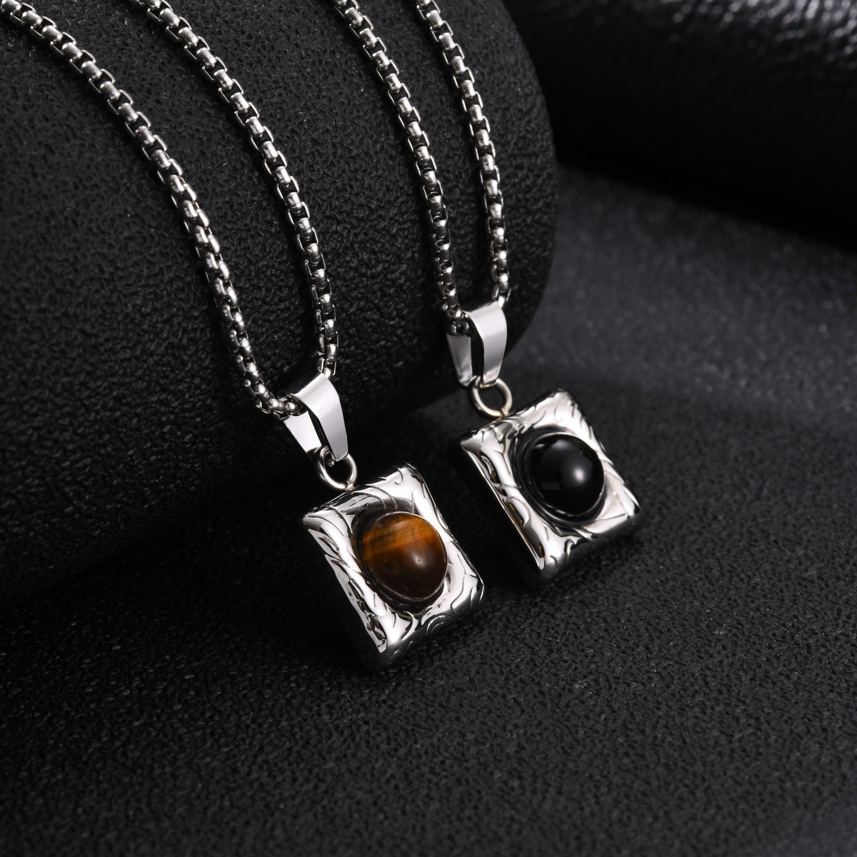 Black Stainless Steel Pendant