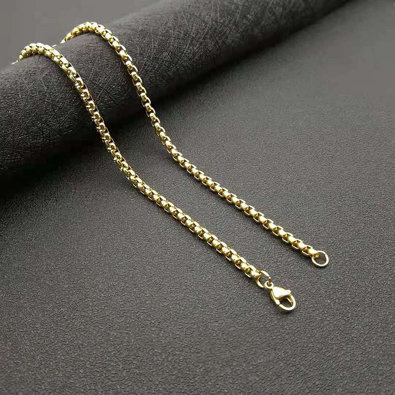 Vintage Pearl Stainless Steel Pendant Necklace