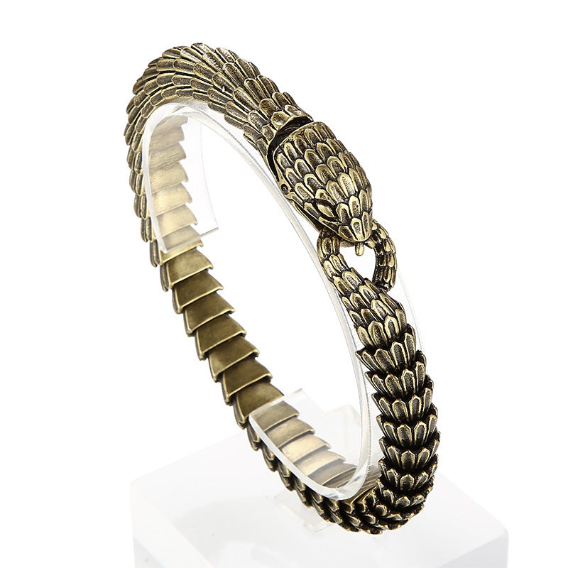 Stainless Steel Snake – Spirit Snake Men's Titanium Steel Bracelet