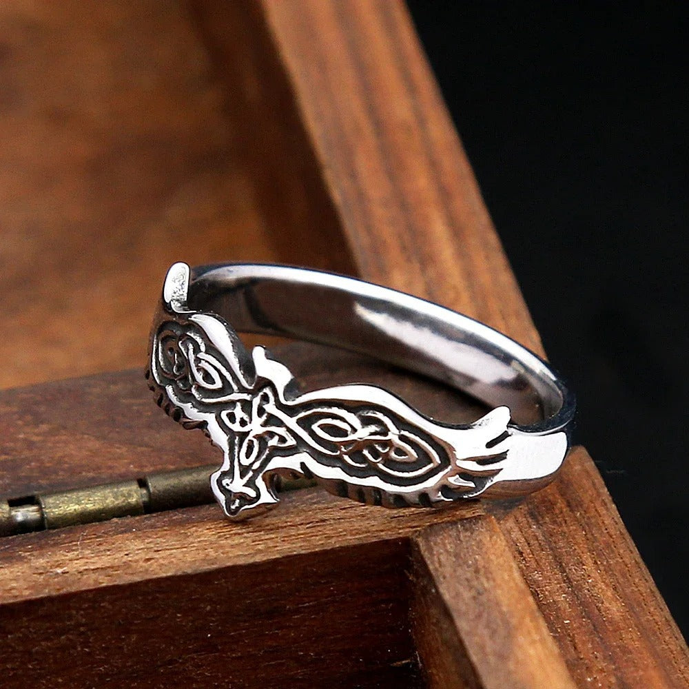 Celtic Viking Stainless Steel Men's Ring