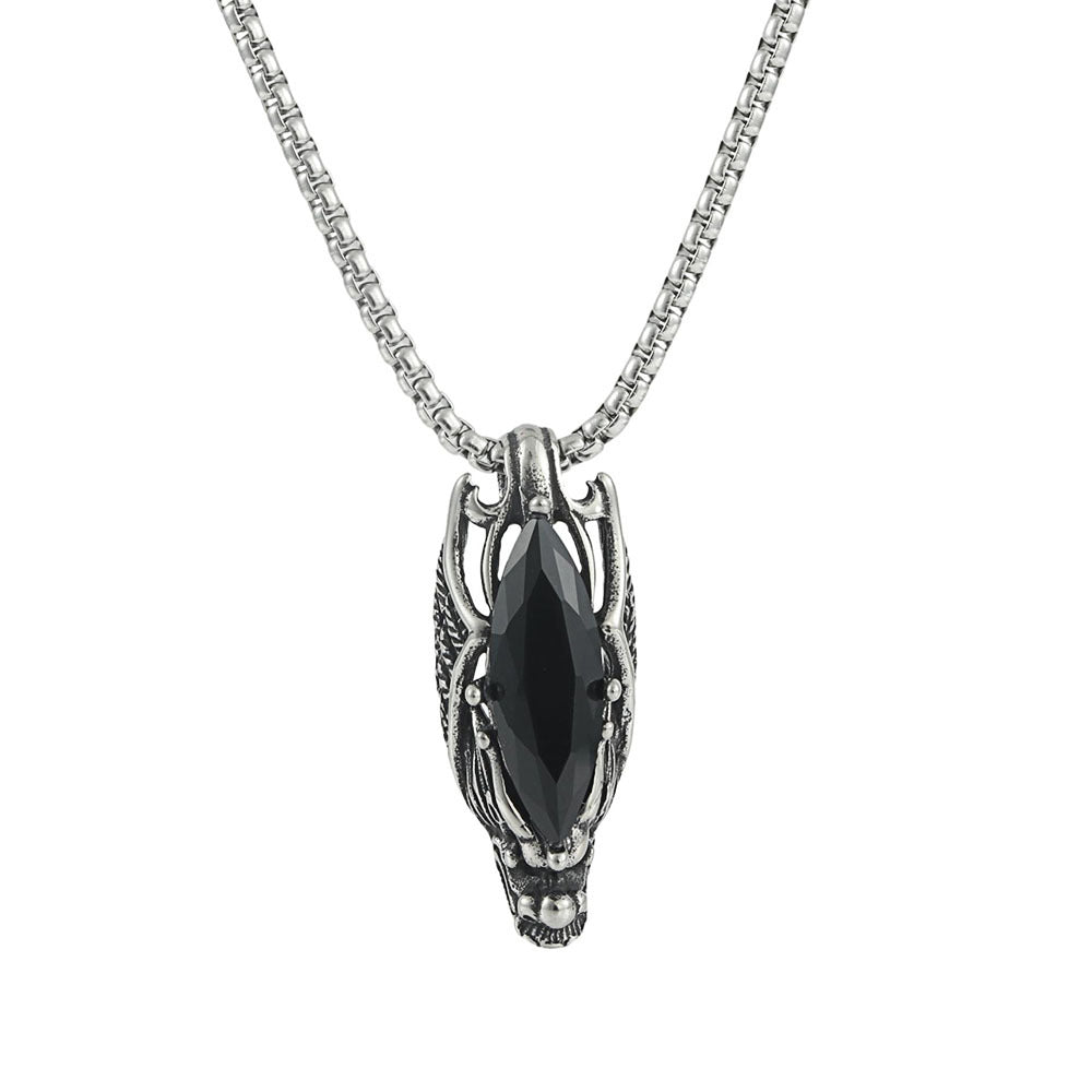 European And American Stainless Steel Dragon Pendant For Men